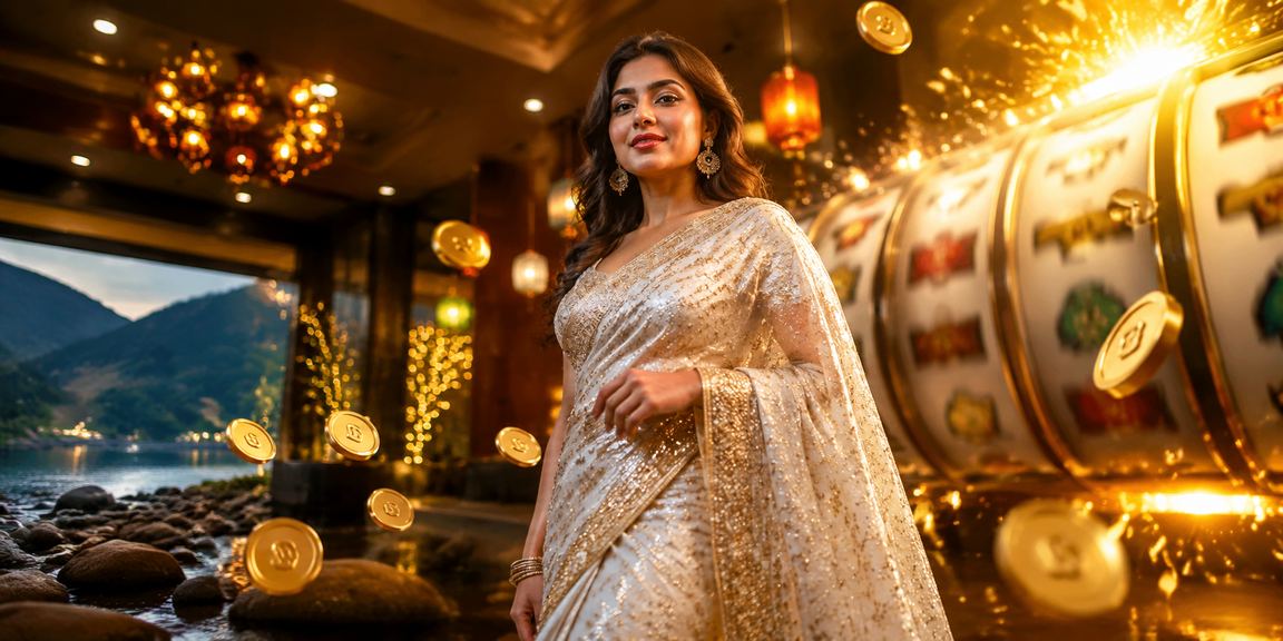 সিলেটে শাড়ি পরিহিত নারী cv9995 স্লট গেম খেলছেন মোবাইলে